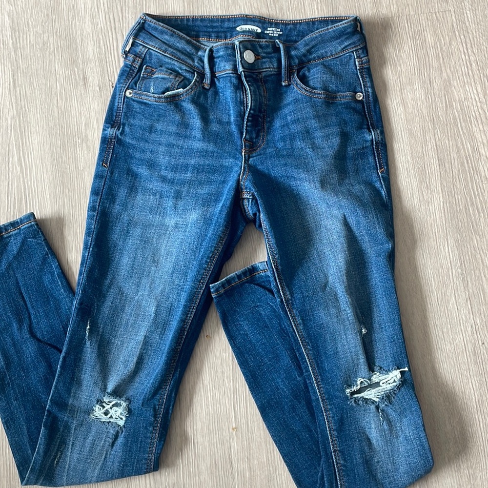 Old navy, Rockstar super skinny, Mid-rise